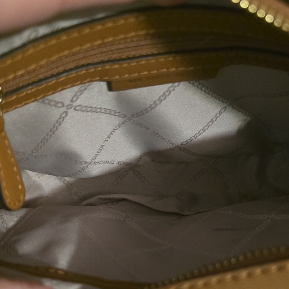 Michael KorsJet Set Medium Logo Stripe Camera‎ Bag Brown - Picture 2 of 8